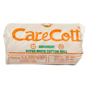 CARE COTT ABSORBENT SUPER WHITE COTTON ROLL